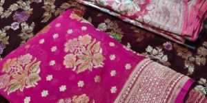 Khaddi Georgette Banarasi Saree