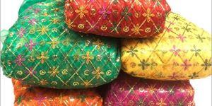 Net Unn Work Chunri Fabric