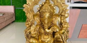Brass Ganesha Statue