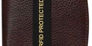 SCHARF Andrew Brown Leather RFID Pocket Men's Wallet