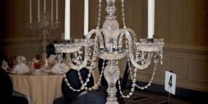 Glass Candle Stand