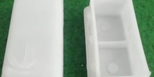 White Rectangular Plastic Bush