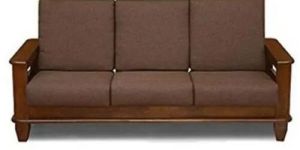 3 Seater Wooden Sofa