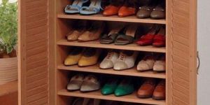 Wooden Shoe Rack