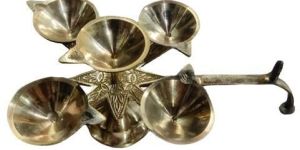 Brass Kapoor Aarti Diya