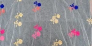 Embroidered Net Dupatta