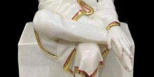 36 Inch Marble Sai Baba Statue