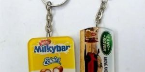 Printed Acrylic Key Ring