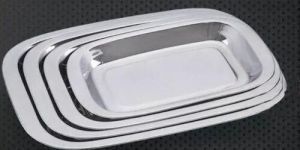Stainless Steel Tray Set