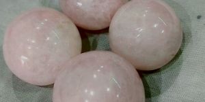 Pink Rose Quartz Gemstone Ball Spheres