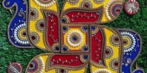 Handmade Mix Kundan Rangoli