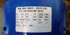 Two Speed Induction Motor