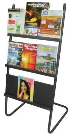 STEEL MAGAZINE STAND