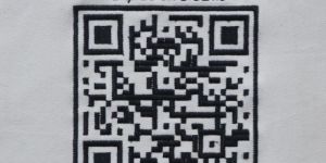 Custom Embroidered QR Code Patches