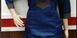 Ladies Denim Kurtis