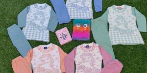 Kids Girlish Pajami Suit