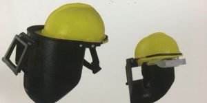 Spring Type Head Screen with Helmet