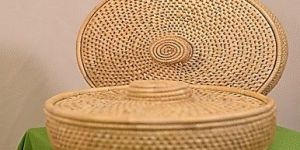 Handcrafted Moonj Grass Roti Box