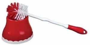 Round Toilet Brush with Container