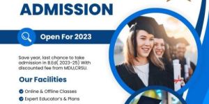 B ED-M ED Admission session 2023-25