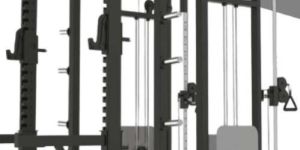 FUNCTIONAL TRAINER WITH SQUAT RACK