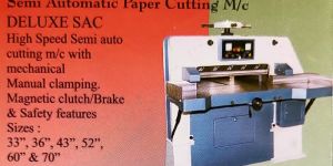 Semi Automatic Paper Cutting Machine