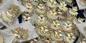 Party Wear Meenakari Jhumka Earring