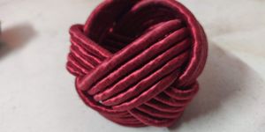 5 Line Cotton Braided Napkin Ring