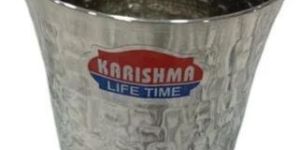 Stainless Steel Hammered Glasses