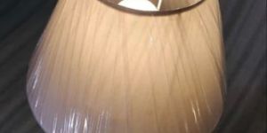 Antique Wooden Tripod Floor Lamp