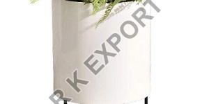 Round Metal Planter