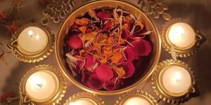 Peacock Urli Metal Peacock Diya Urli Metal Urli