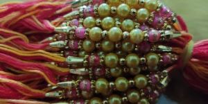 Golden Work Thread Rakhi