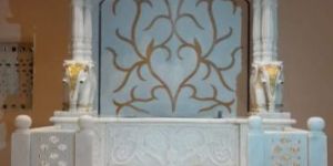 White Makrana Marble Temple