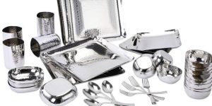 36 Pcs Stainless Steel Square Dinner Set