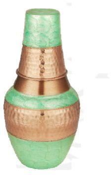 Copper Printed Bedside Carafe Bottle