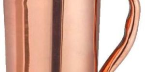 Plain Copper Jar with Tumbler