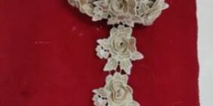 Floral Golden Saree Lace