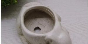 Mirakii White Mini Ceramic Planter