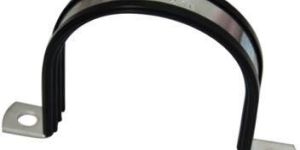 Rubber Lined U Strap Clamp