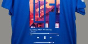 Blue Lofi Printed Unisex T-Shirt