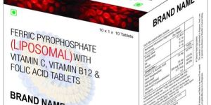 Liposomal, Vitamin C, Vitamin B12 & Folic Acid Tablet