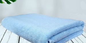 Rekhas Premium Cotton Light Blue Bath Towel