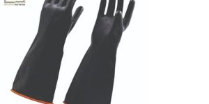 Black Industrial Rubber Gloves