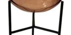 Golden Metal Planter