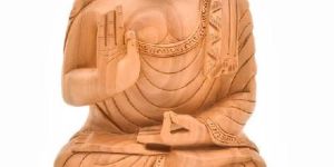 Wooden Buddha Statue