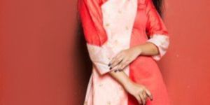 Embroidered Cocktail Party Wear