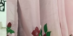 Hand Painted Organza Saree