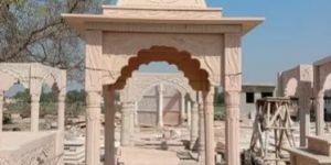 12 Feet Modern Sandstone Temple