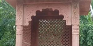 3 Feet Red Sandstone Temple